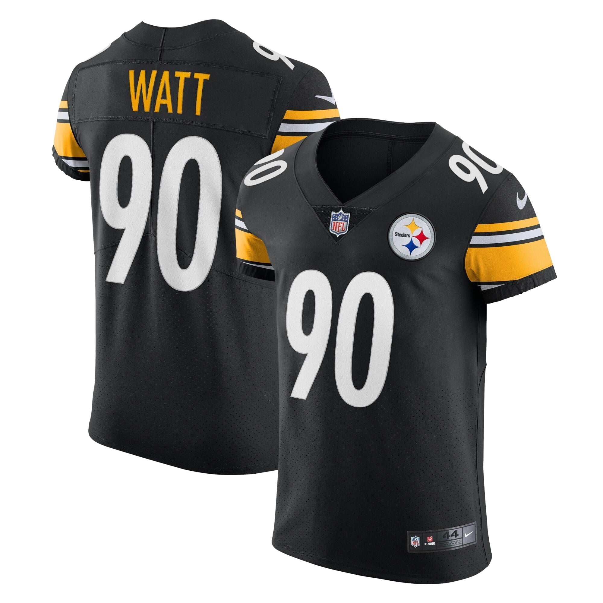 Men s Nike T.J. Watt Black Pittsburgh Steelers Vapor Elite Player Jersey