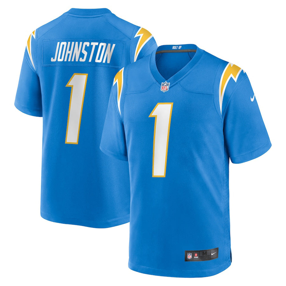 Youth Los Angeles Chargers Quentin Johnston Game Jersey   Powder Blue