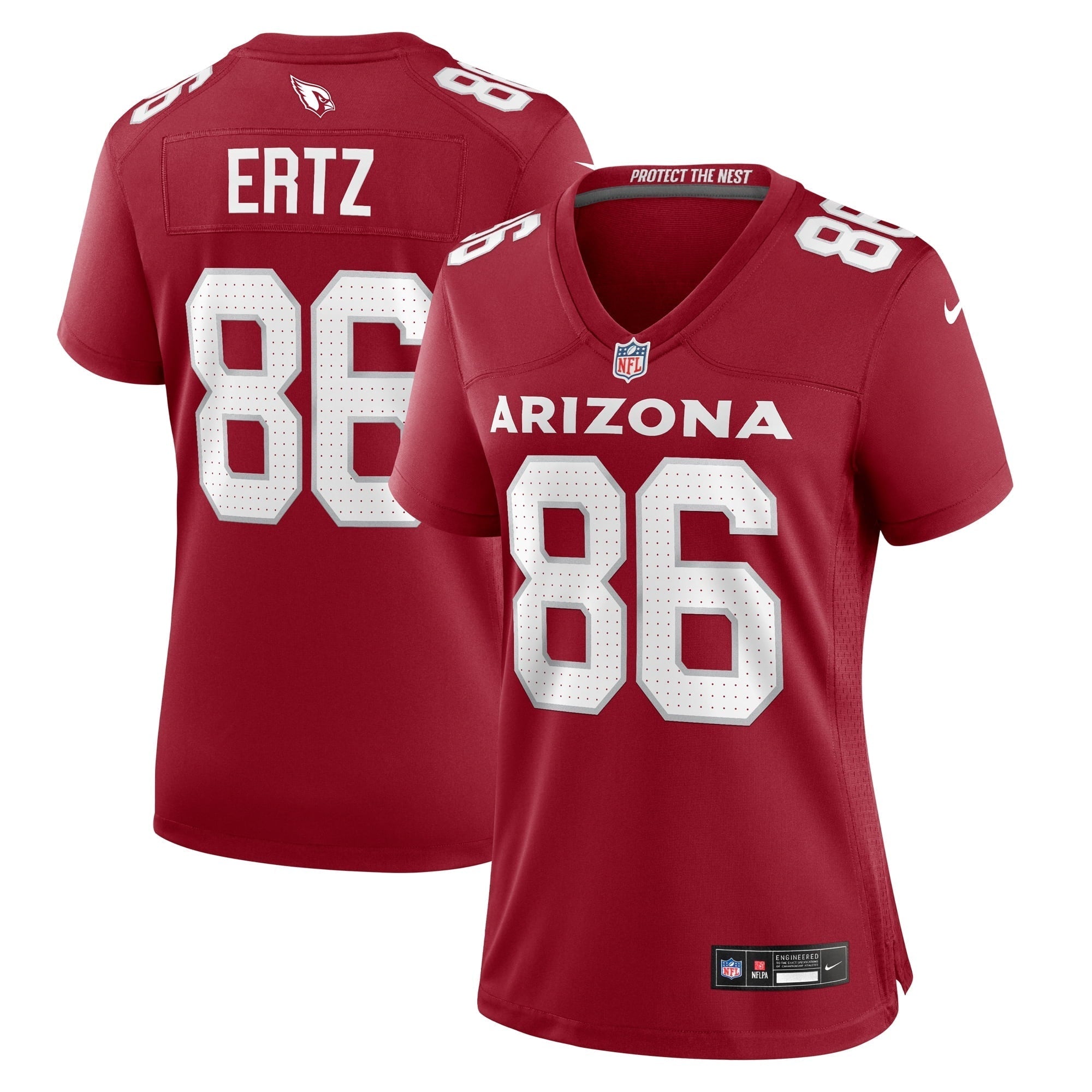 Women s Nike Zach Ertz Cardinal Arizona Cardinals Home Game Jersey