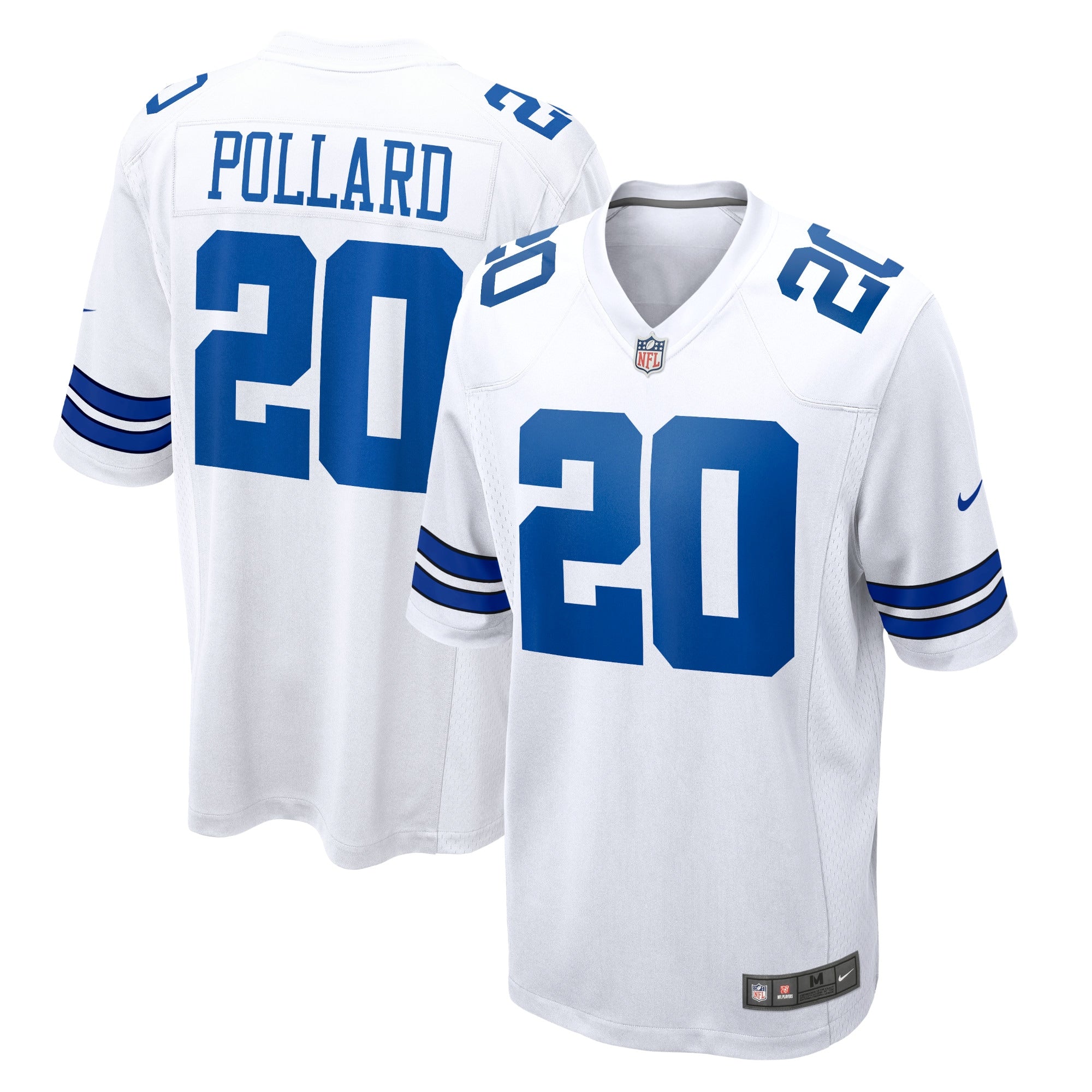 Tony Pollard Dallas Cowboys Nike Game Player Jersey   White