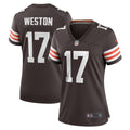Women s Nike Isaiah Weston Brown Cleveland Browns Game Player Jersey