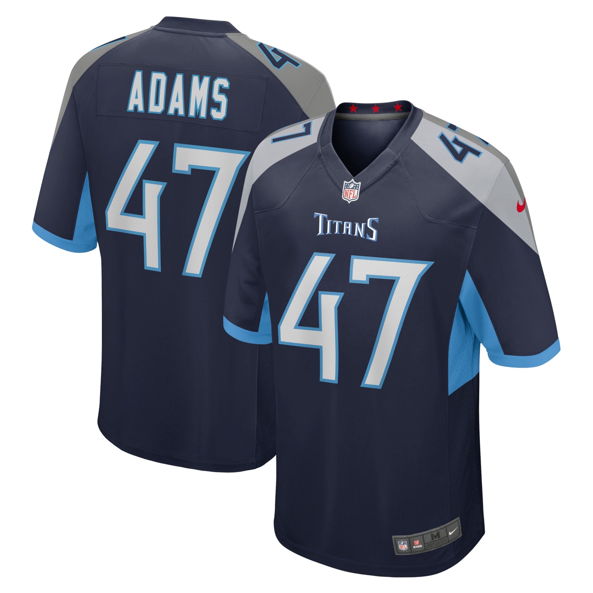 Andrew Adams Tennessee Titans Nike Home Game Player Jersey   Navy