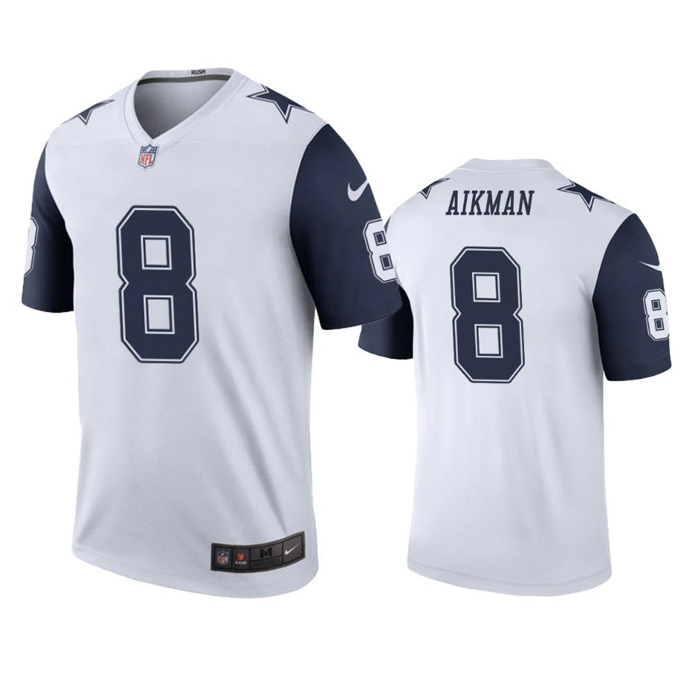 Men s Dallas Cowboys Troy Aikman Legend Jersey   White