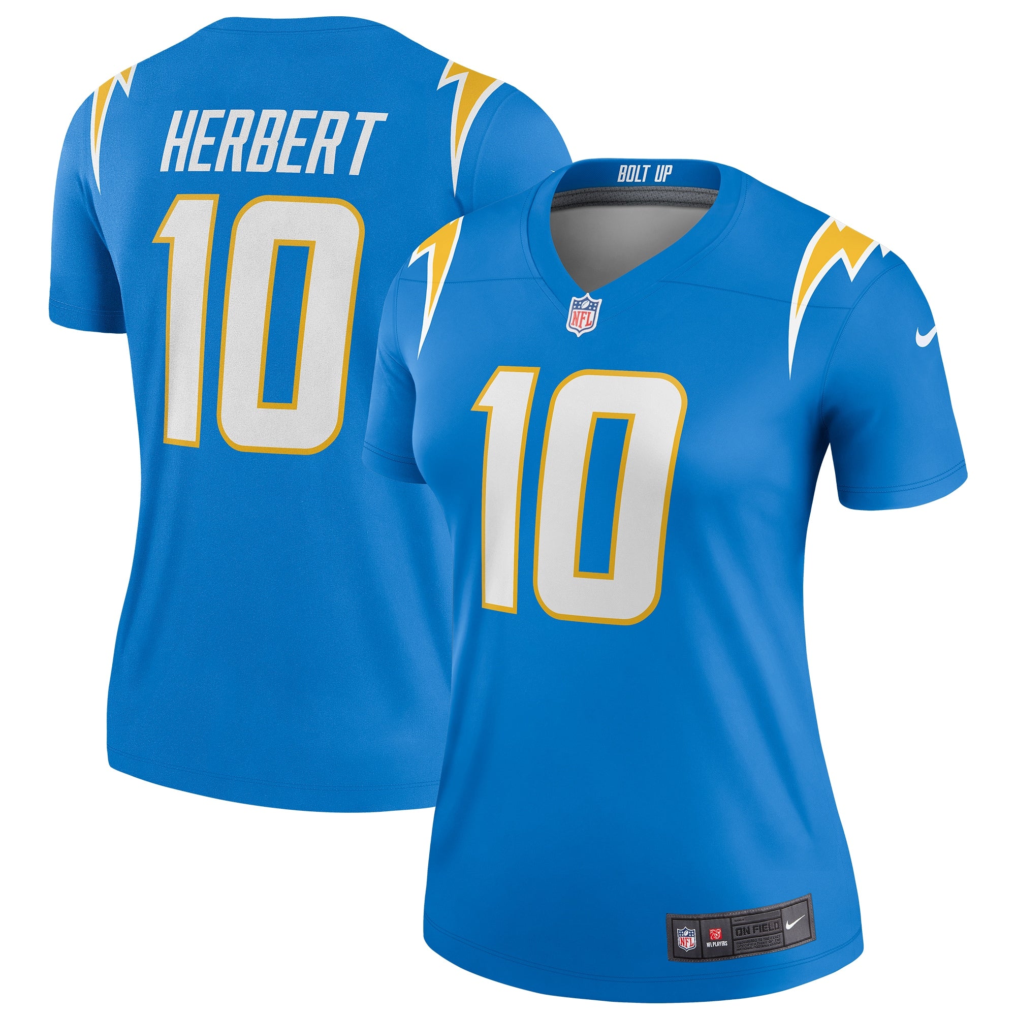 Justin Herbert Los Angeles Chargers Nike Women s Legend Jersey   Powder Blue
