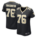 Women s Nike Calvin Throckmorton Black New Orleans Saints Game Player Jersey