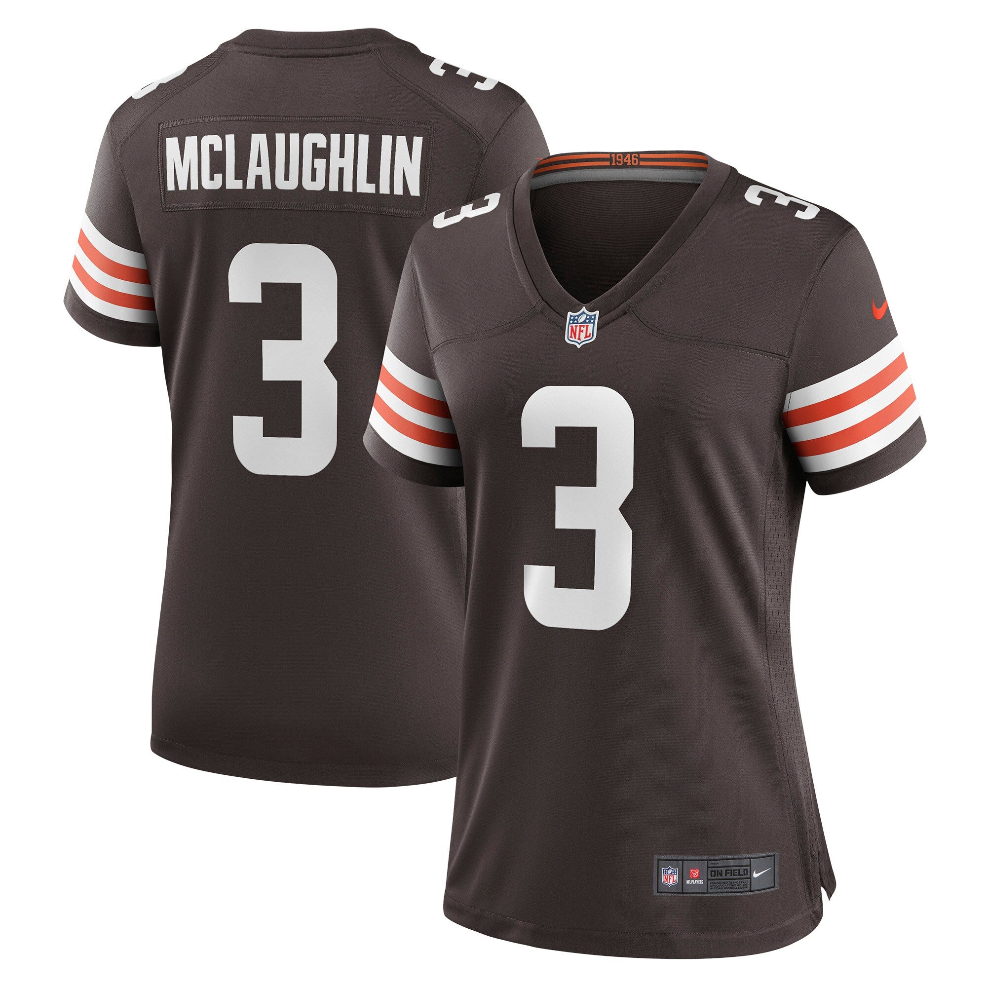 Chase McLaughlin Cleveland Browns Nike Women s Game Jersey   Brown