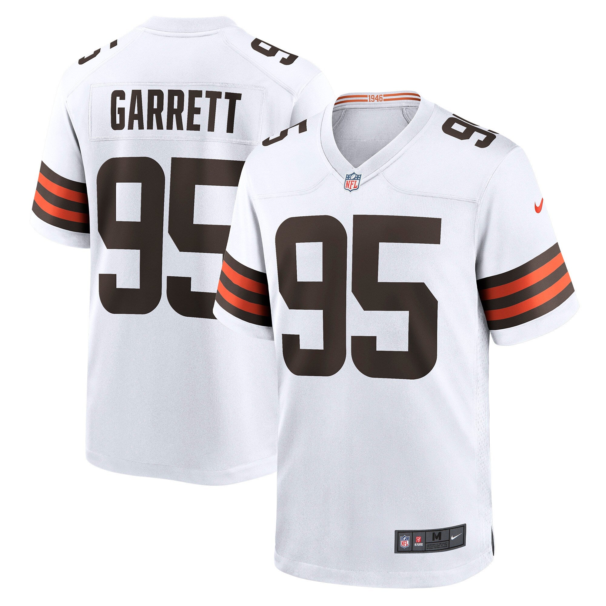 Myles Garrett Cleveland Browns Nike Away Game Jersey   White