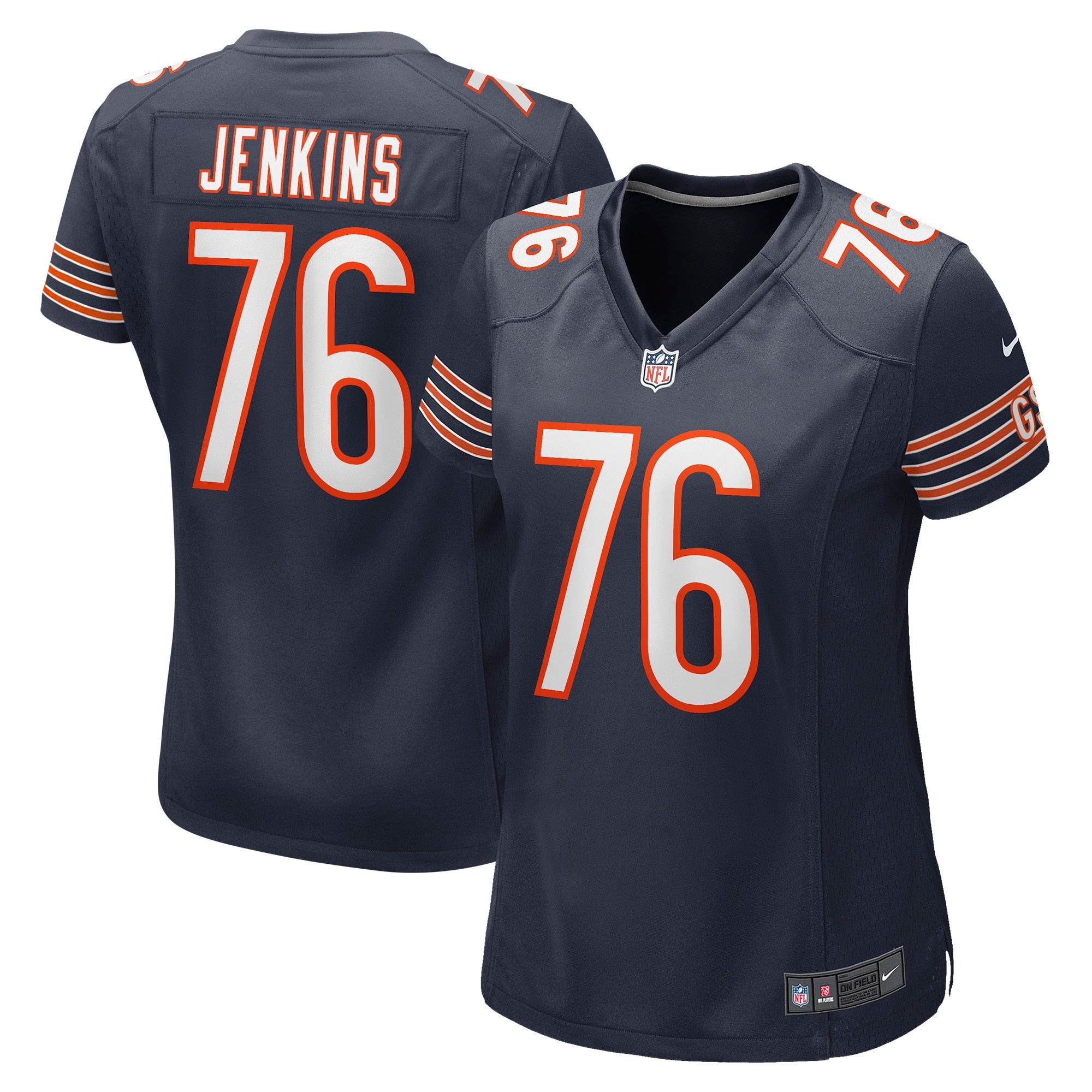Teven Jenkins Chicago Bears Nike Women s Game Jersey   Navy