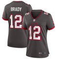 Tom Brady Tampa Bay Buccaneers Nike Women s Alternate Game Jersey   Pewter