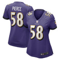 Women s Nike Michael Pierce Purple Baltimore Ravens Player Game Jersey