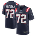 Tyrone Wheatley New England Patriots Nike Team Game Jersey    Navy