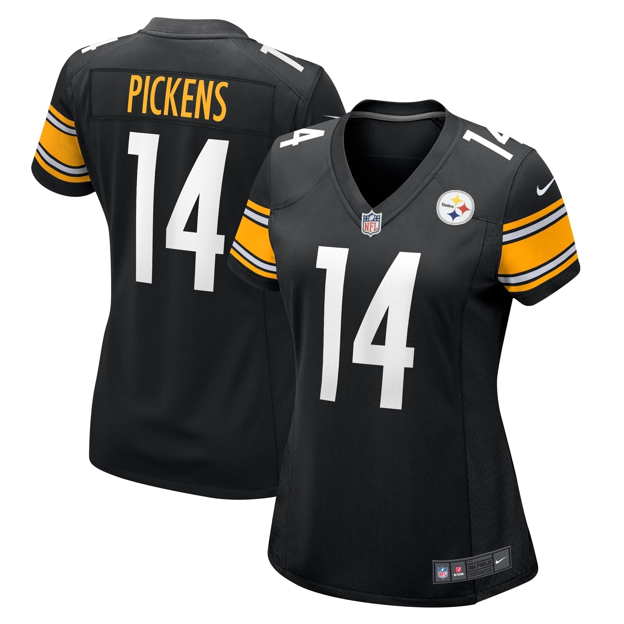Women s Nike George Pickens Black Pittsburgh Steelers Game Player Jersey