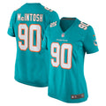Women s Nike RJ McIntosh Aqua Miami Dolphins Home Game Player Jersey