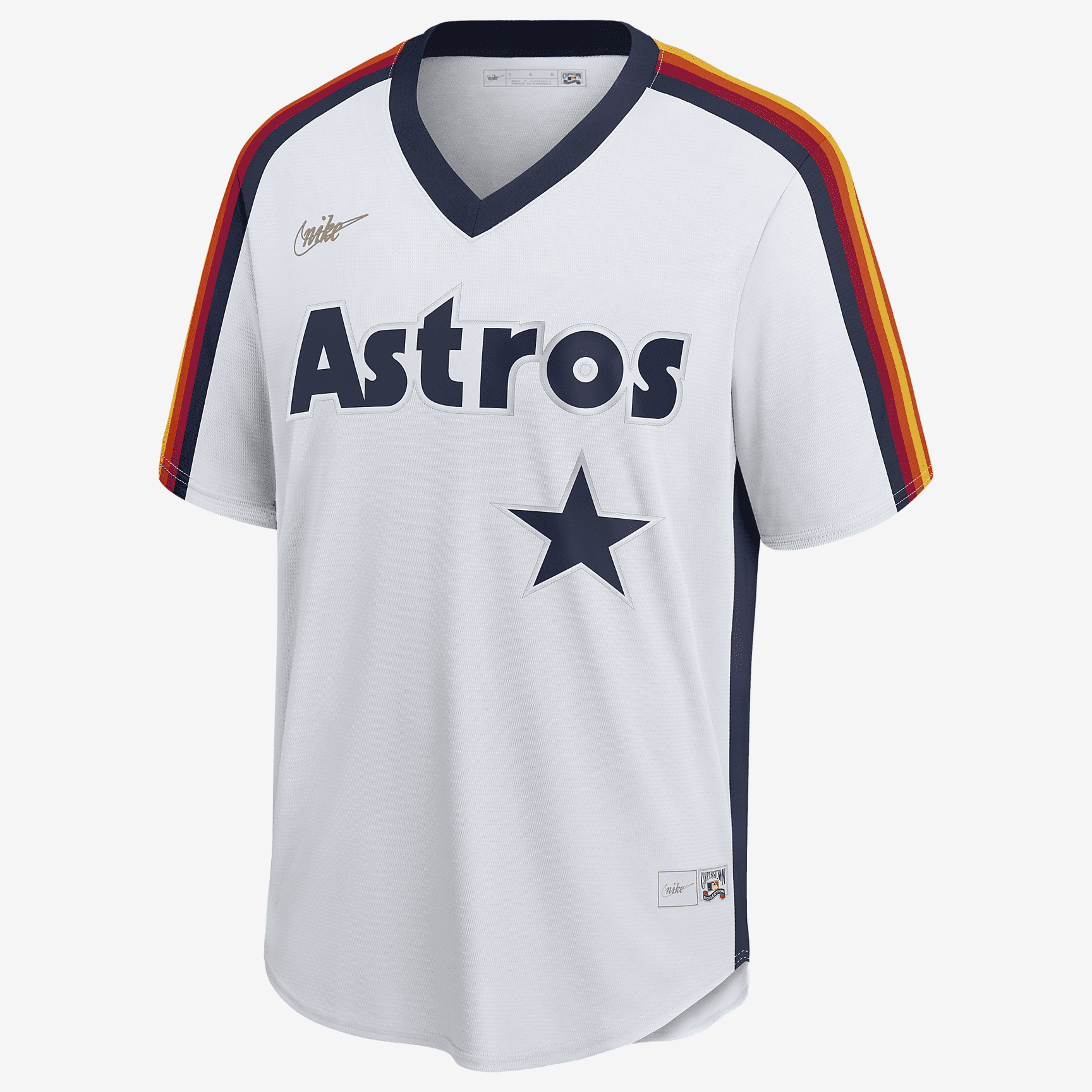 MLB Houston Astros (Craig Biggio) Men's Cooperstown Baseball Jersey - White
