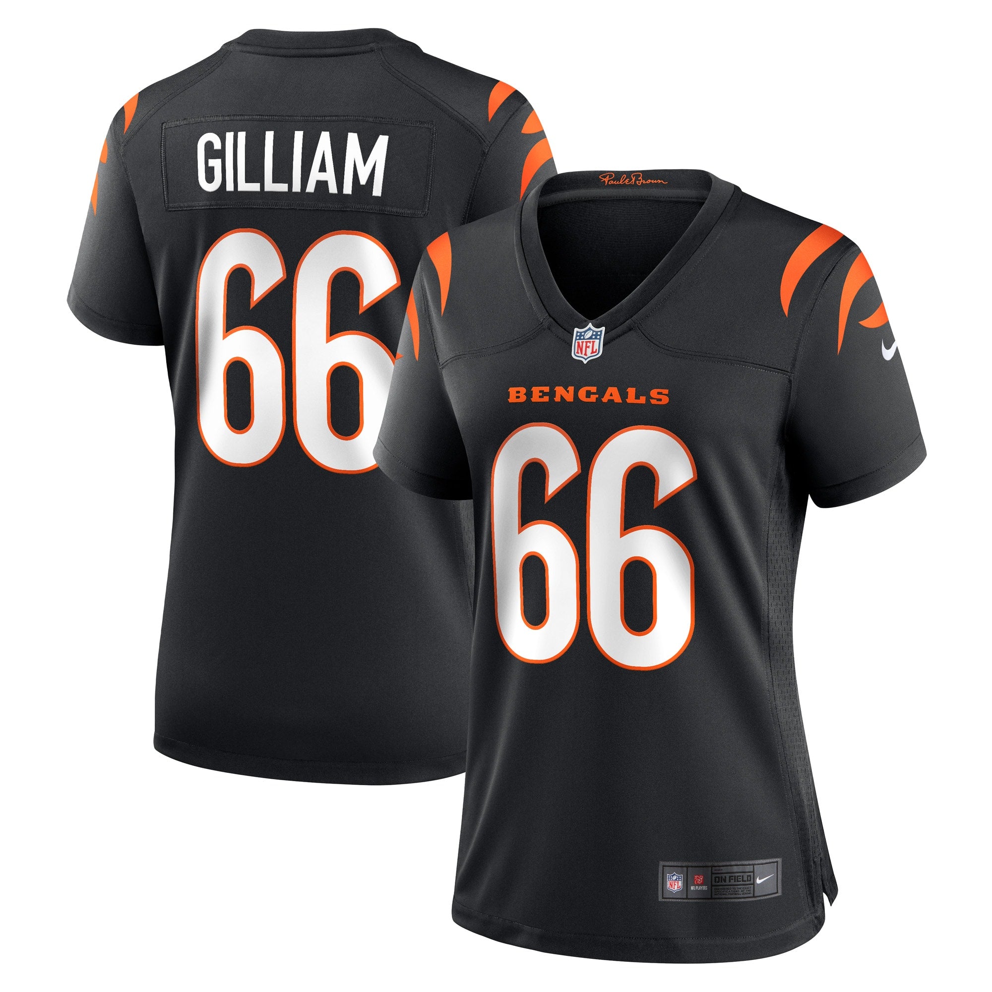 Nate Gilliam Cincinnati Bengals Nike Women s Game Player Jersey   Black