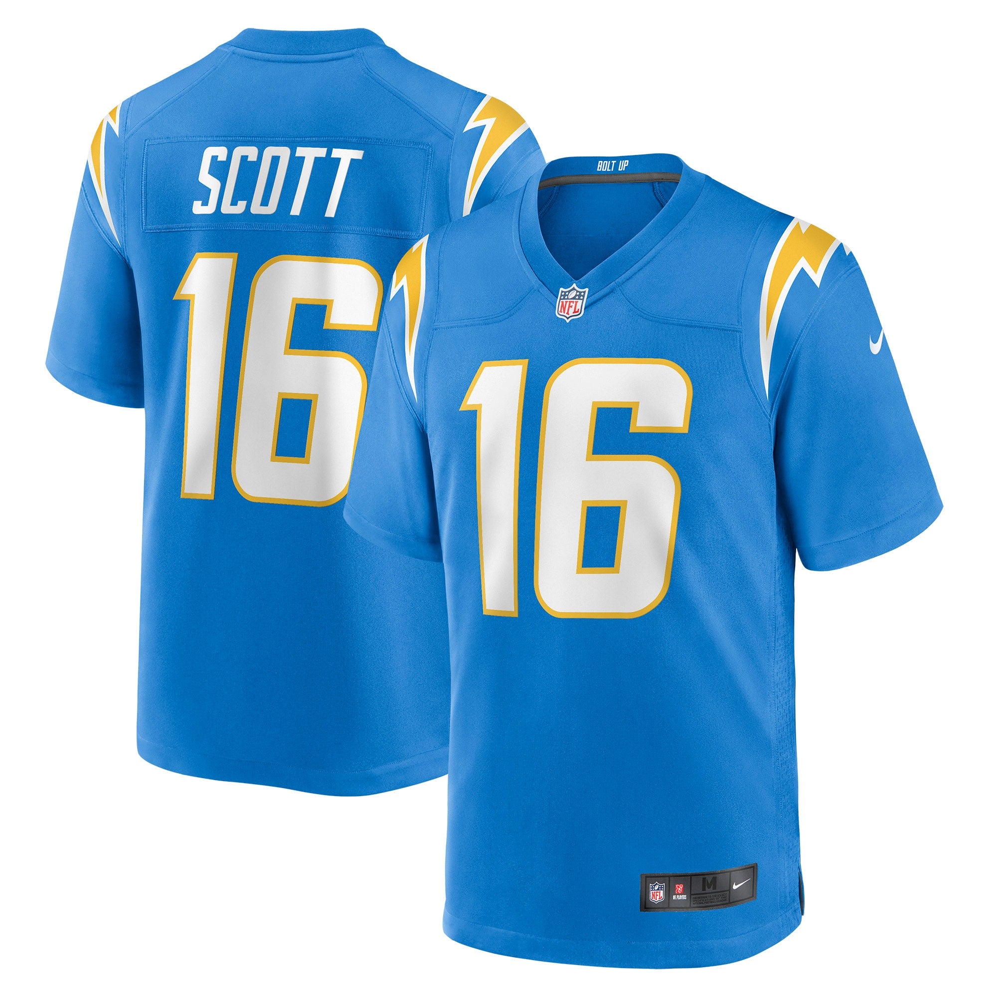 JK Scott Los Angeles Chargers Nike Game Jersey   Powder Blue