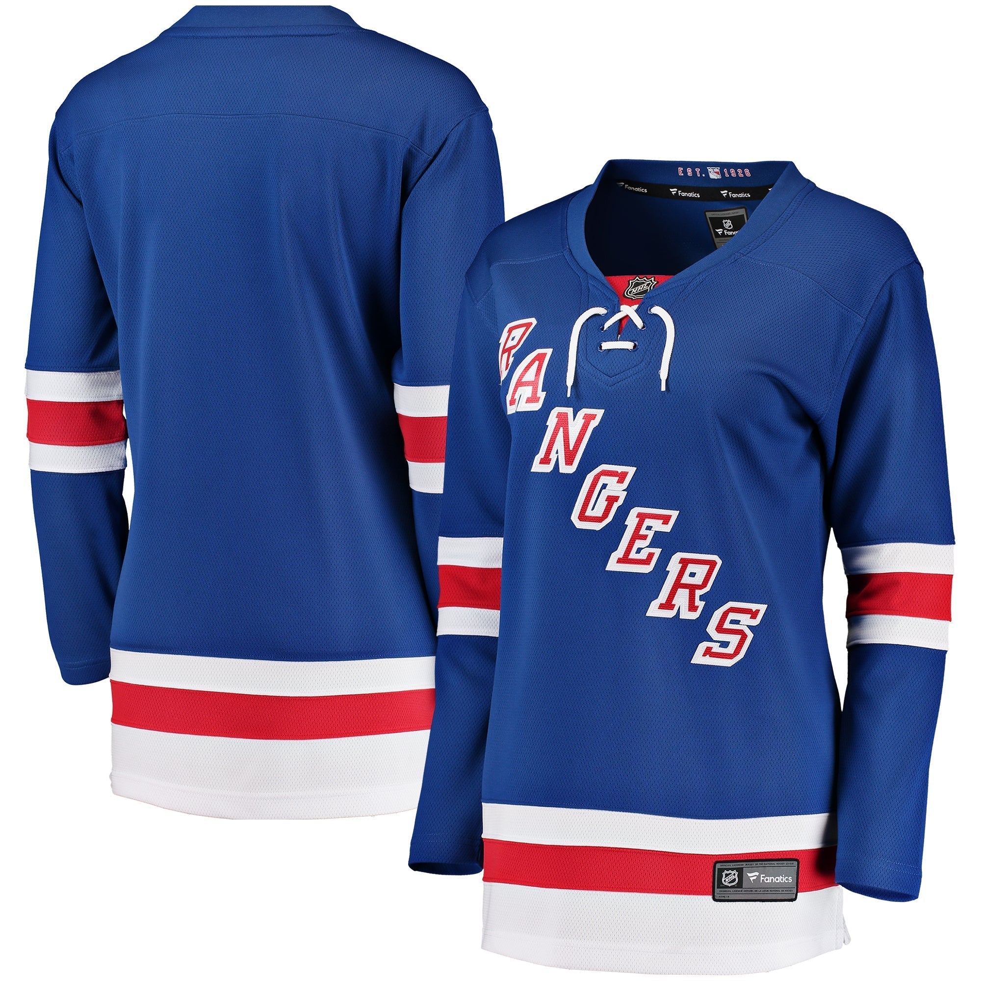 Women's Fanatics Branded Red New York Rangers Breakaway Home Jersey