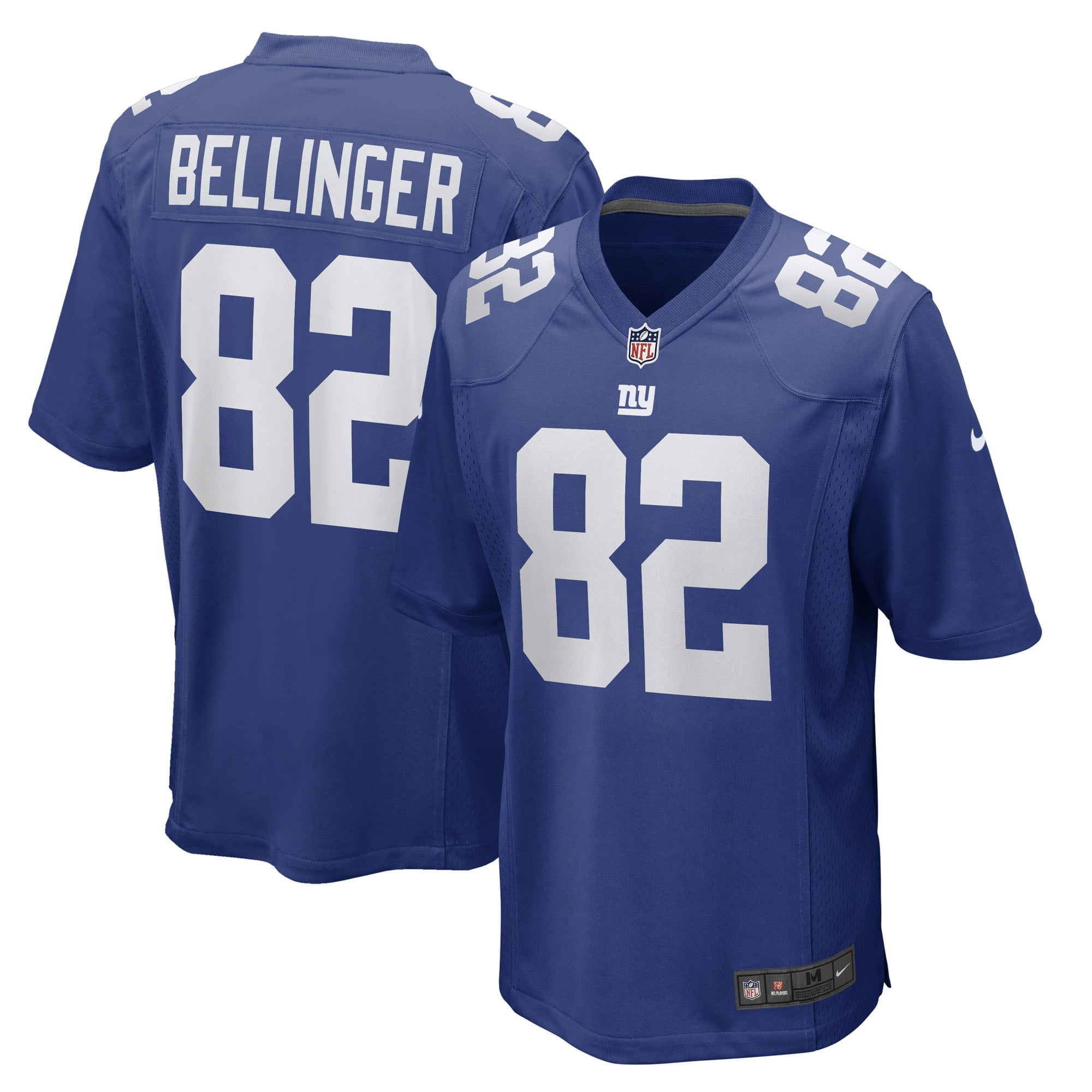 Men s Nike Daniel Bellinger Royal New York Giants Game Player Jersey
