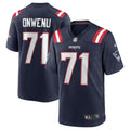 Mike Onwenu New England Patriots Nike Team Game Jersey   Navy