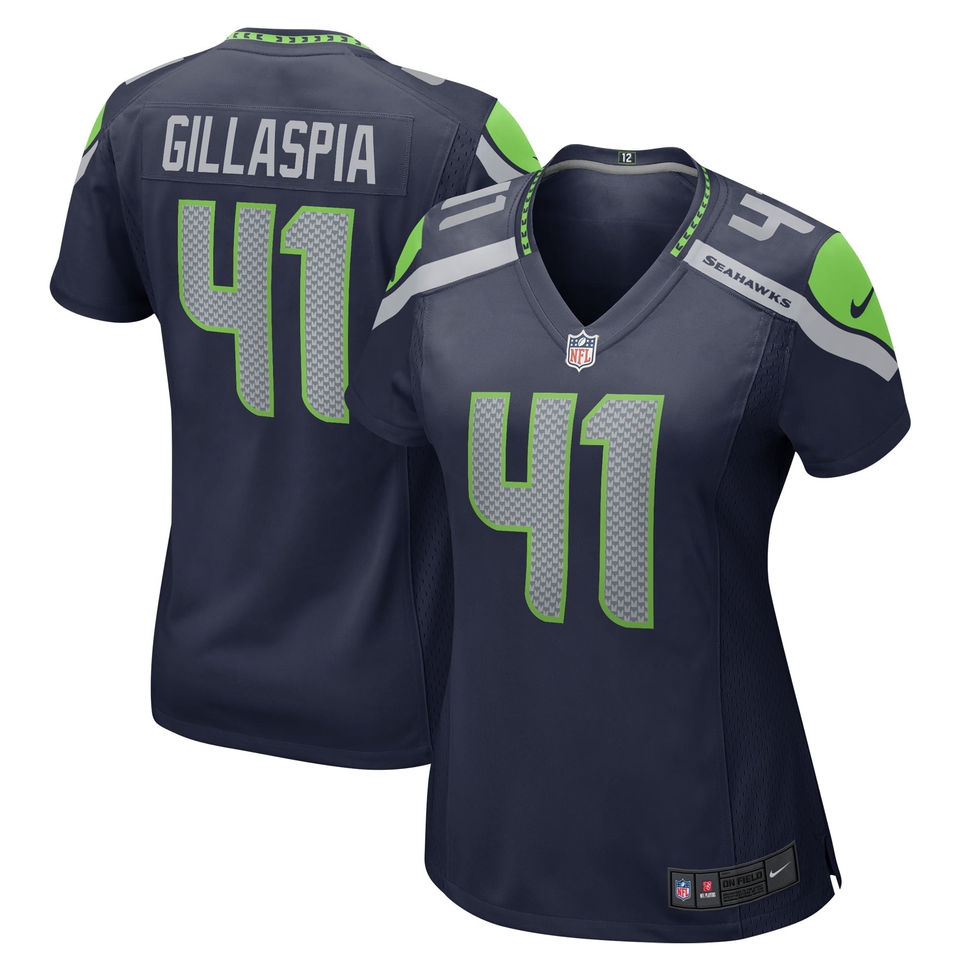 Women s Nike Cullen Gillaspia College Navy Seattle Seahawks Home Game Player Jersey