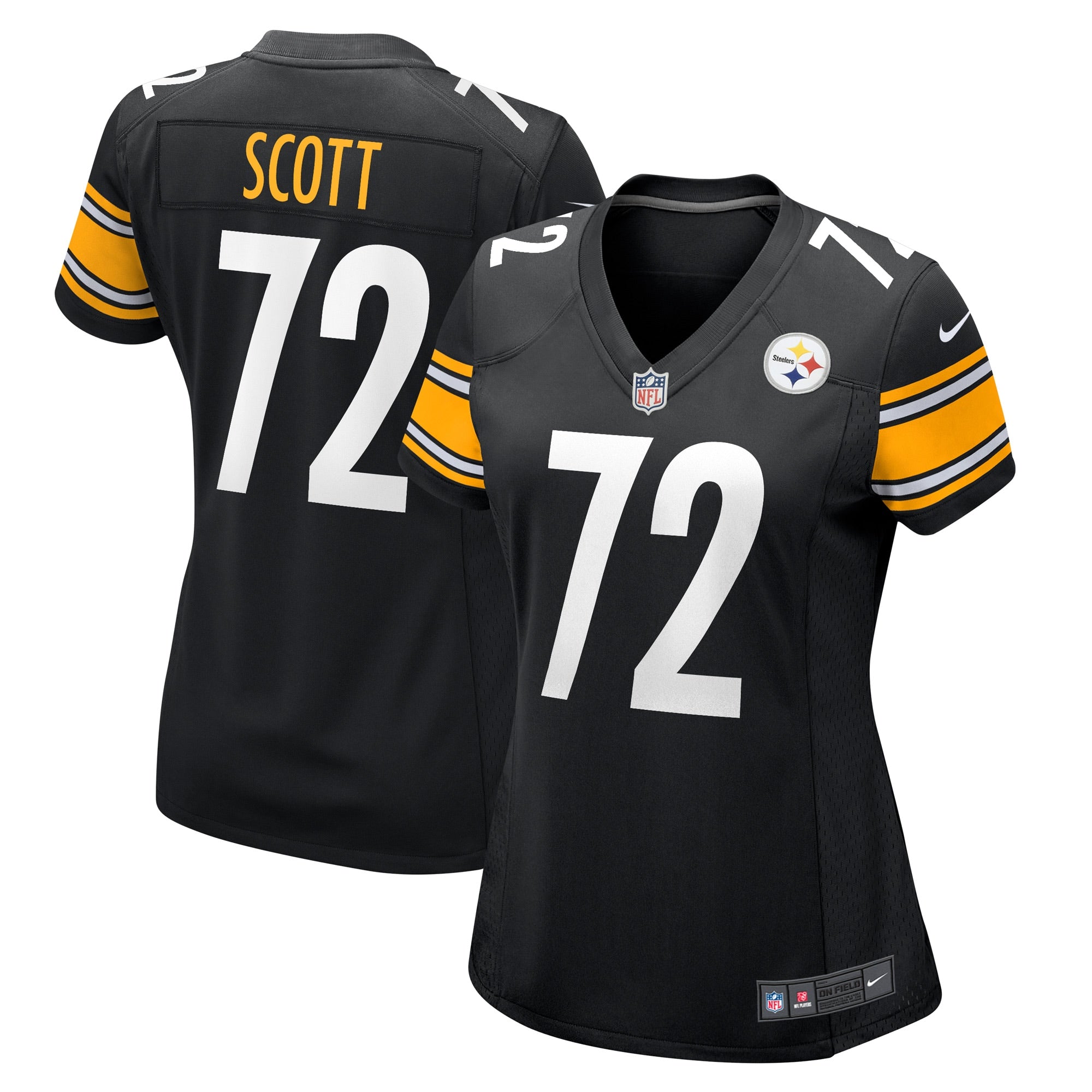 Trent Scott Pittsburgh Steelers Nike Women s Game Player Jersey   Black