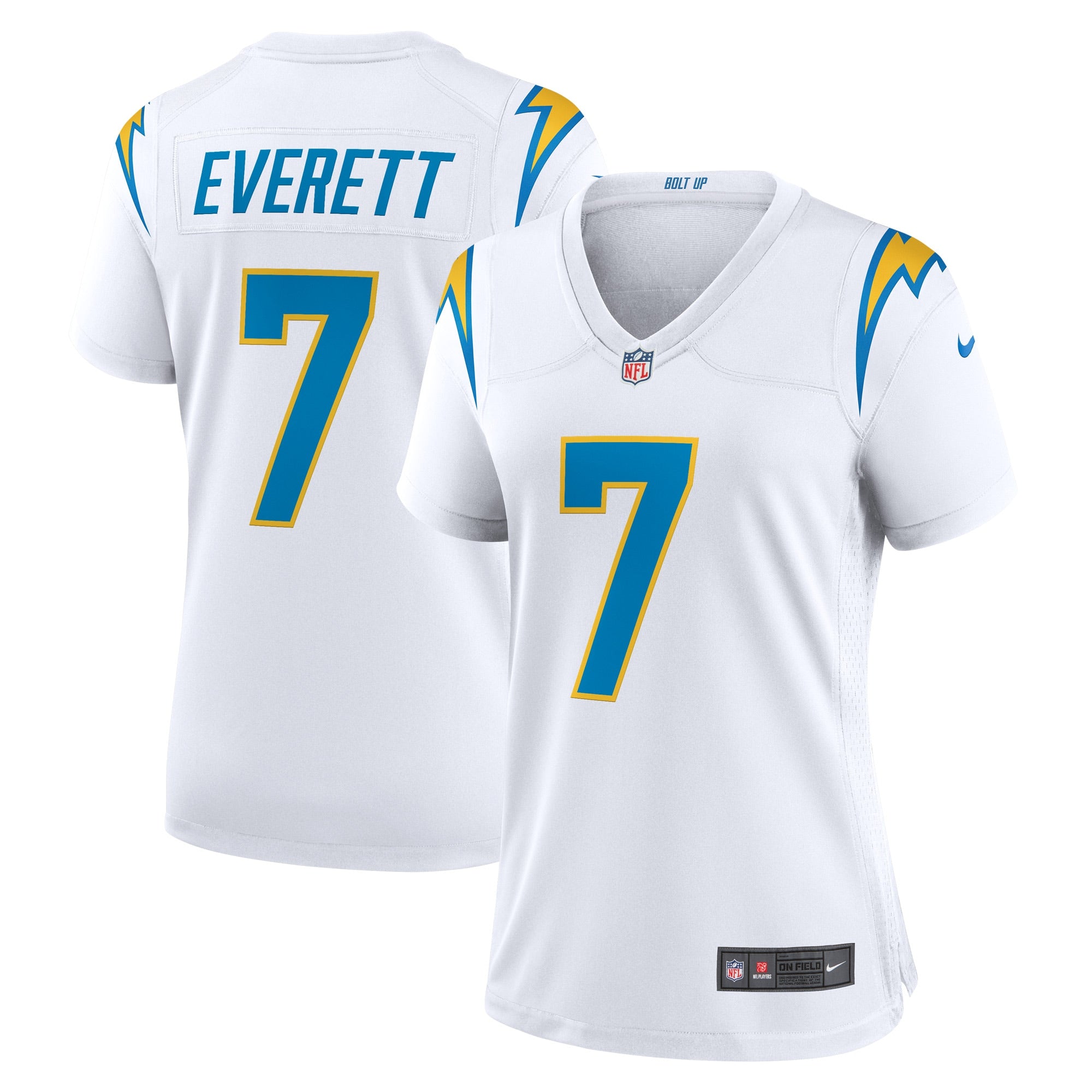 Gerald Everett Los Angeles Chargers Nike Women s Game Player Jersey   White