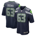 Evan Brown Seattle Seahawks Nike Game Jersey College Navy