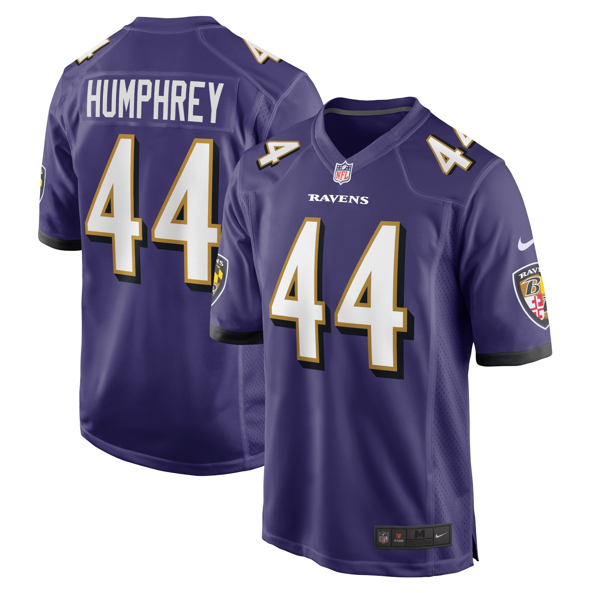 Marlon Humphrey Baltimore Ravens Nike Game Team Jersey   Purple