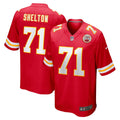 Men s Nike Danny Shelton Red Kansas City Chiefs Game Player Jersey