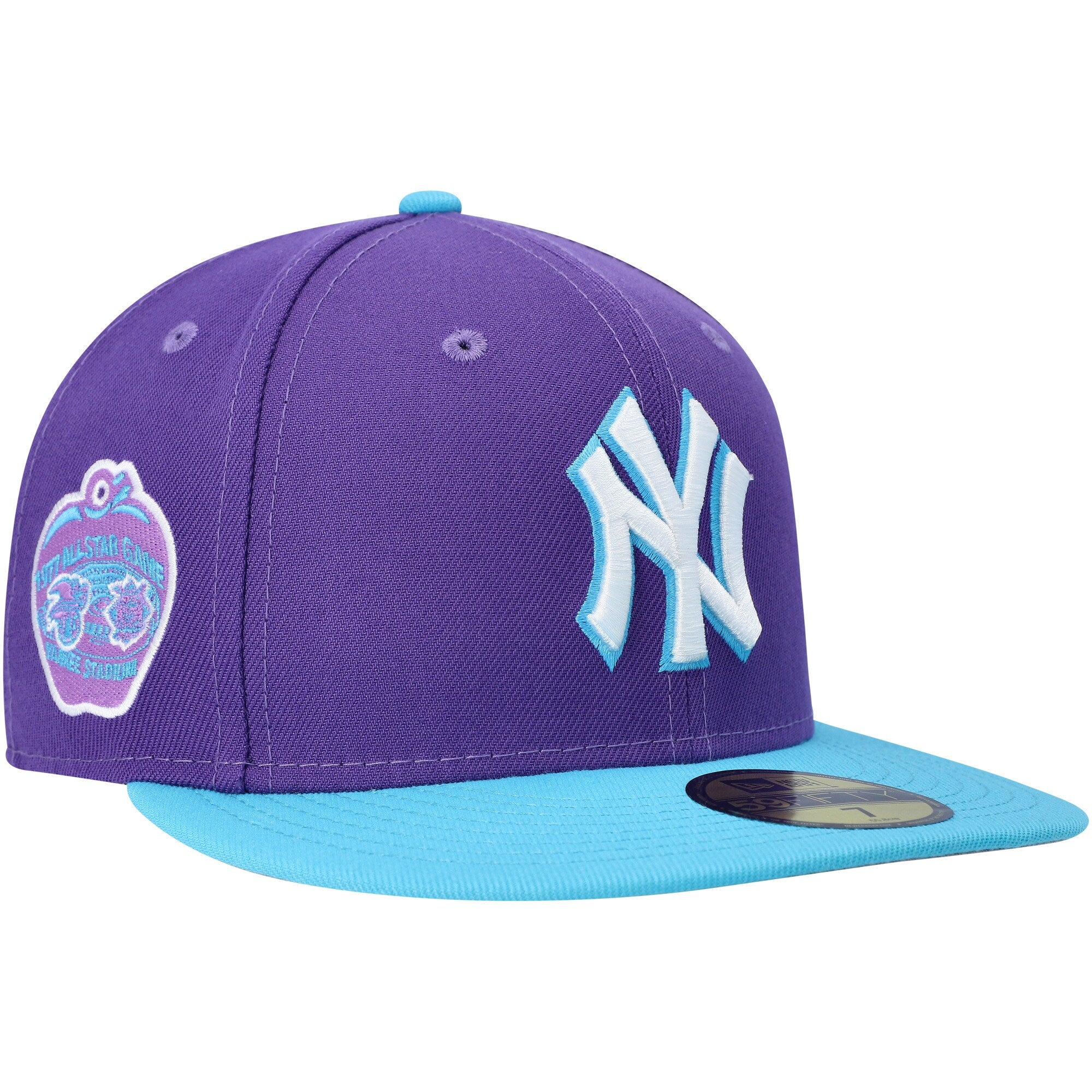 New York Yankees New Era Vice 59FIFTY Fitted Hat - Purple
