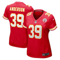 Women s Nike Zayne Anderson Red Kansas City Chiefs Player Game Jersey