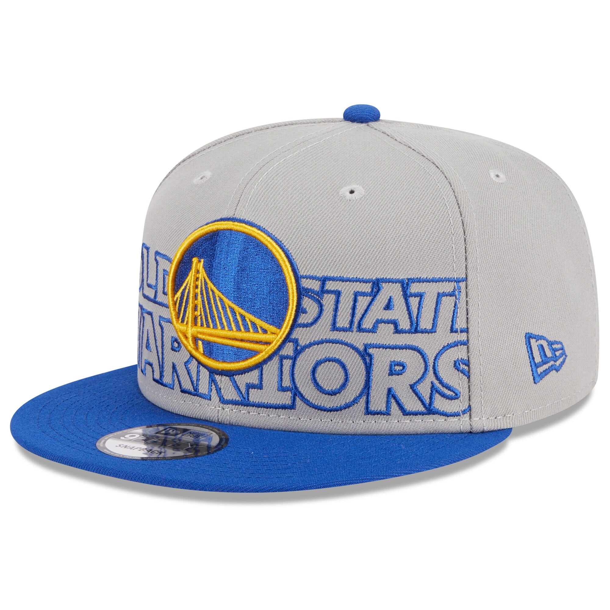 Golden State Warriors New Era 2023 NBA Draft Two-Tone 9FIFTY Snapback Hat - Gray/Royal