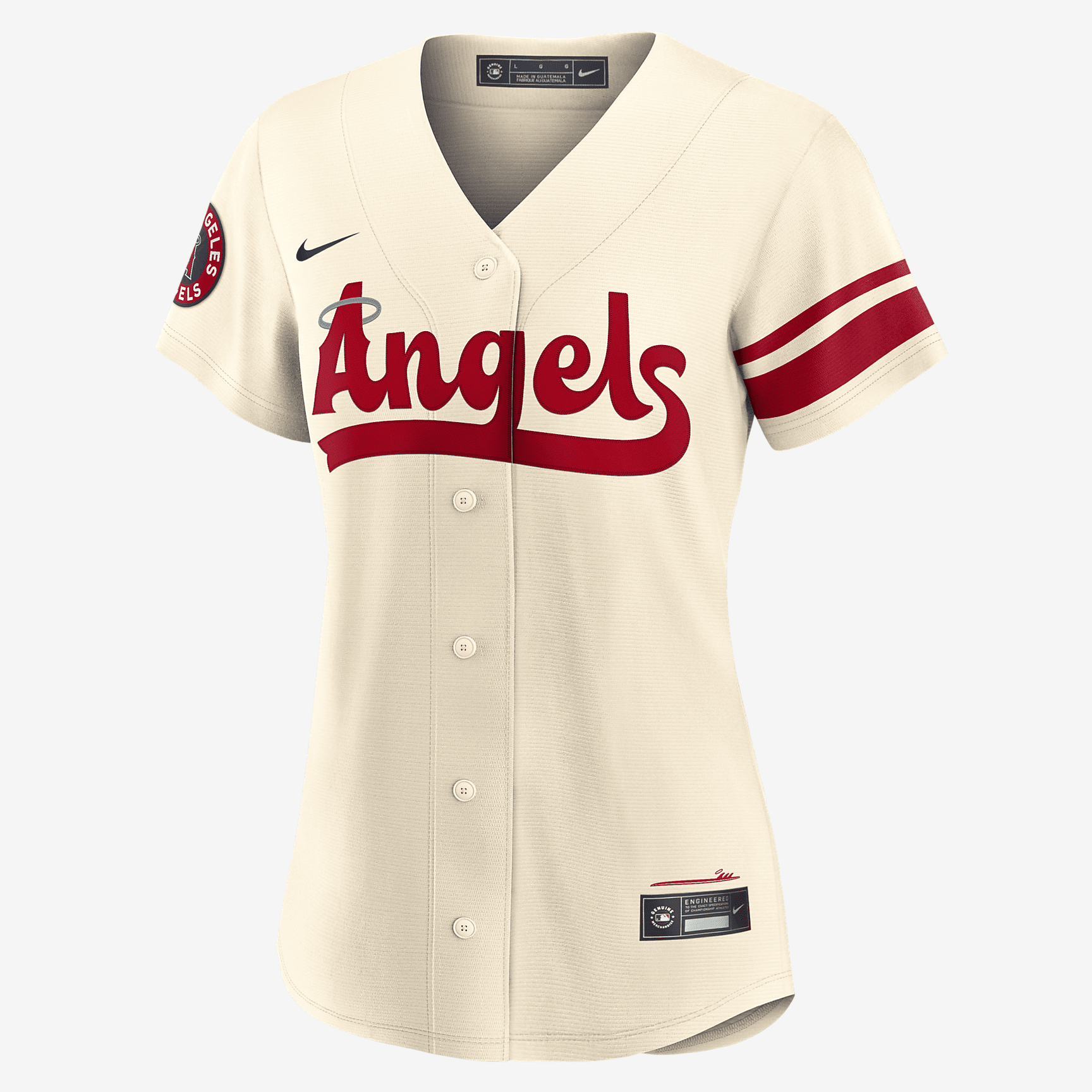 MLB Los Angeles Angels City Connect (Mike Trout) Women's Replica Baseball Jersey - Cream