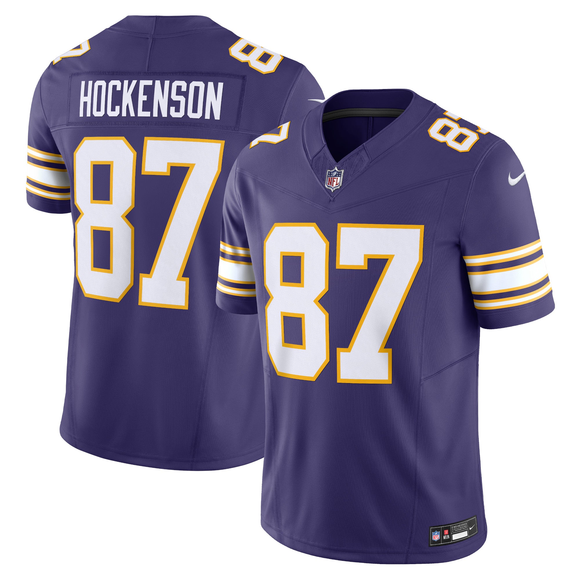 T.J. Hockenson Minnesota Vikings Nike Vapor F.U.S.E. Limited Jersey   Purple