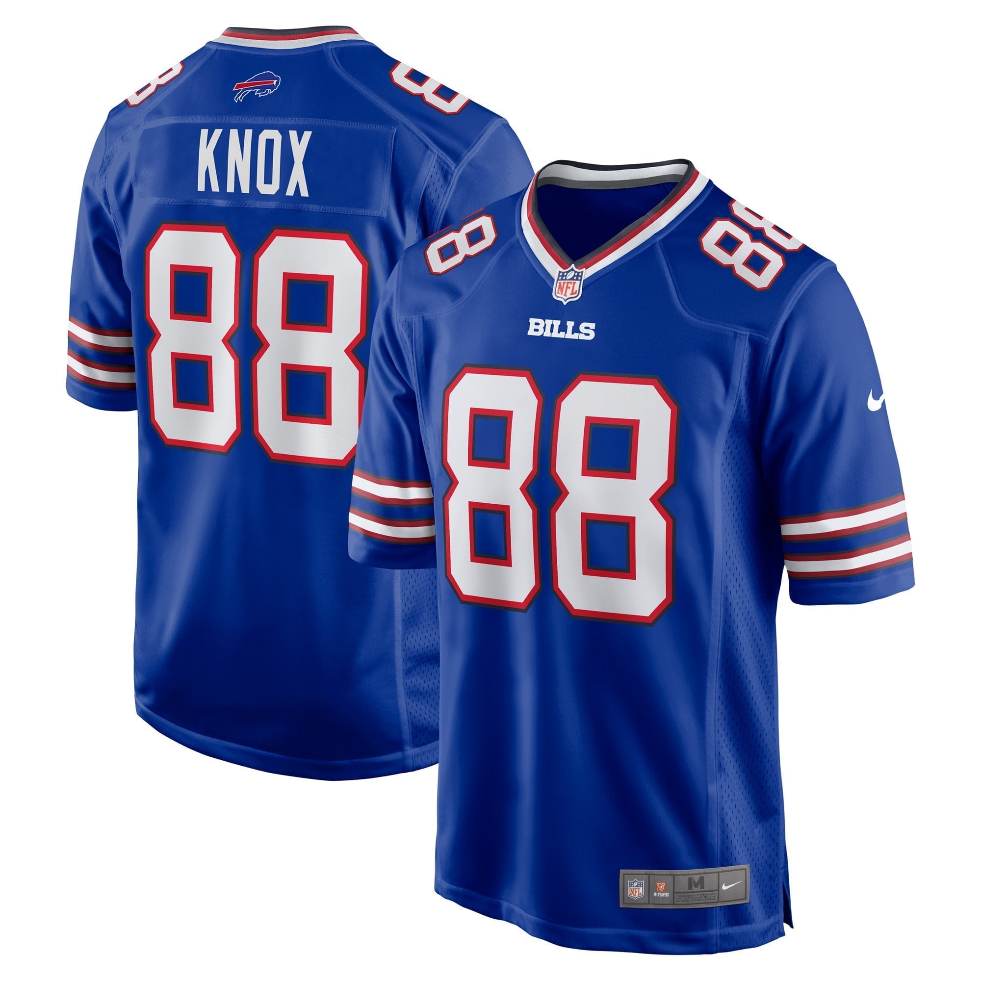 Men s Nike Dawson Knox Royal Buffalo Bills Game Player Jersey