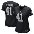 Robert Spillane Las Vegas Raiders Nike Women s Game Player Jersey   Black