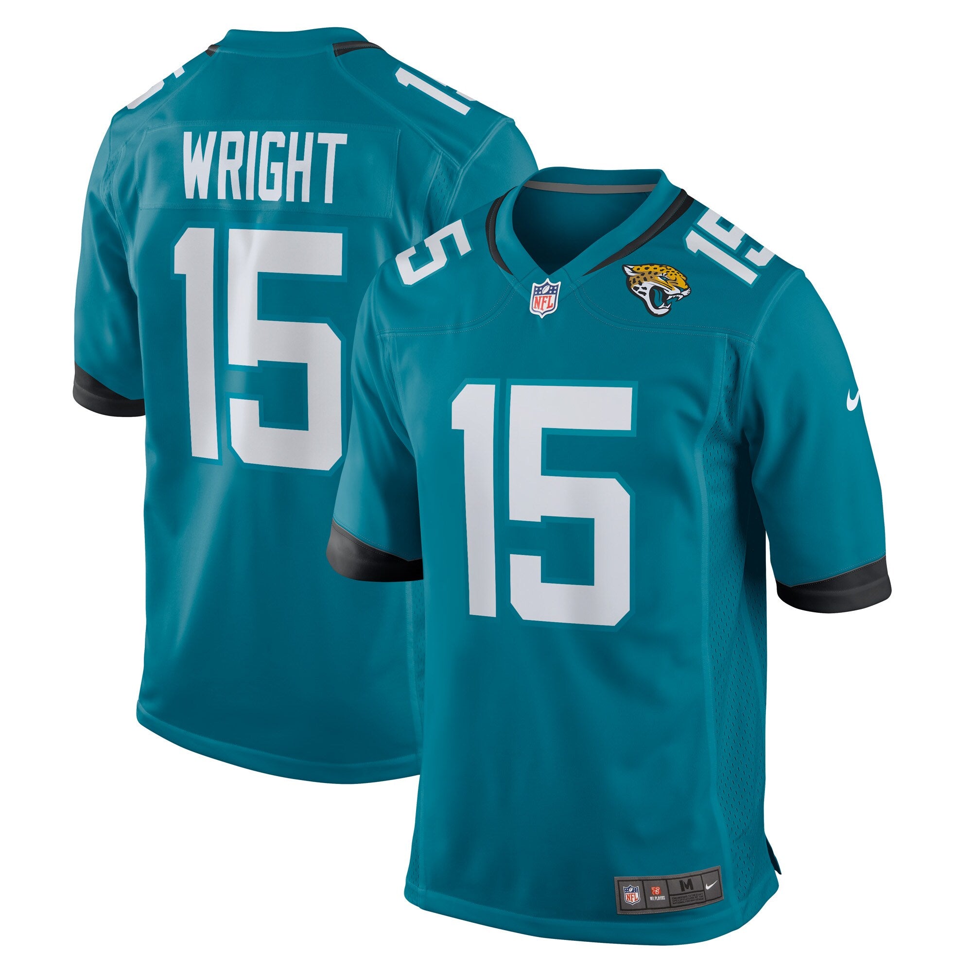 Matthew Wright Jacksonville Jaguars Nike Game Jersey   Teal