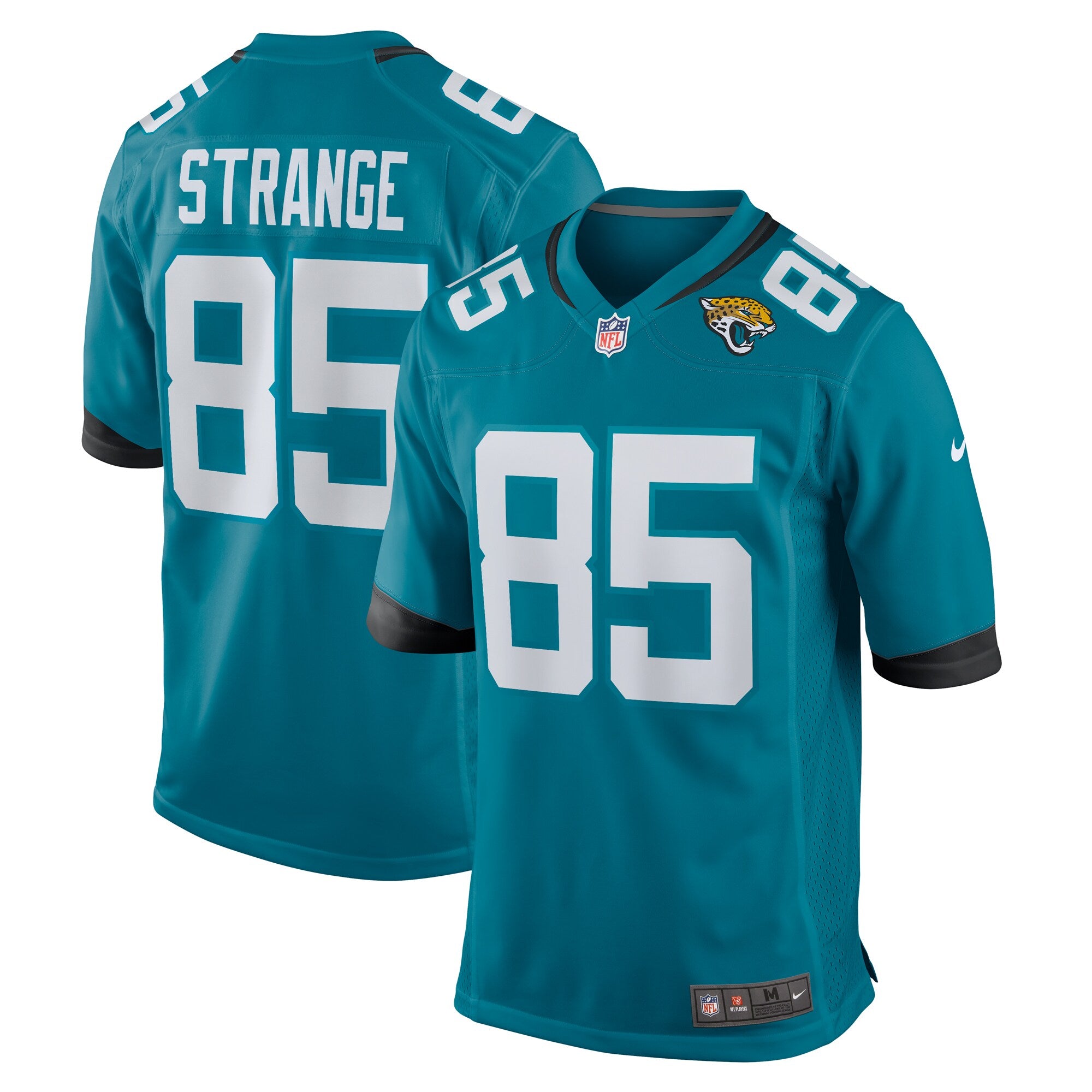 Brenton Strange Jacksonville Jaguars Nike Team Game Jersey    Teal