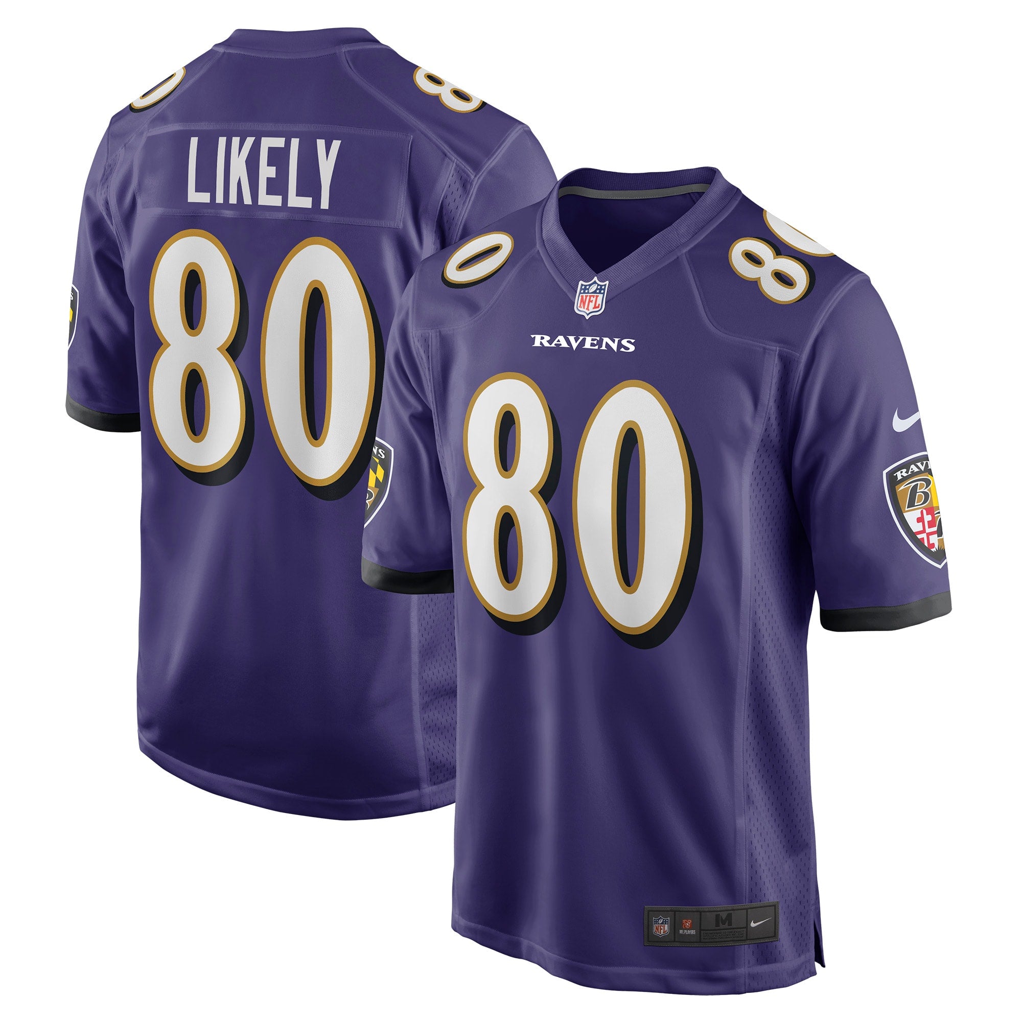 Isaiah Likely Baltimore Ravens Nike Player Game Jersey   Purple