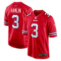 Men s Nike Damar Hamlin Red Buffalo Bills Alternate Game Jersey