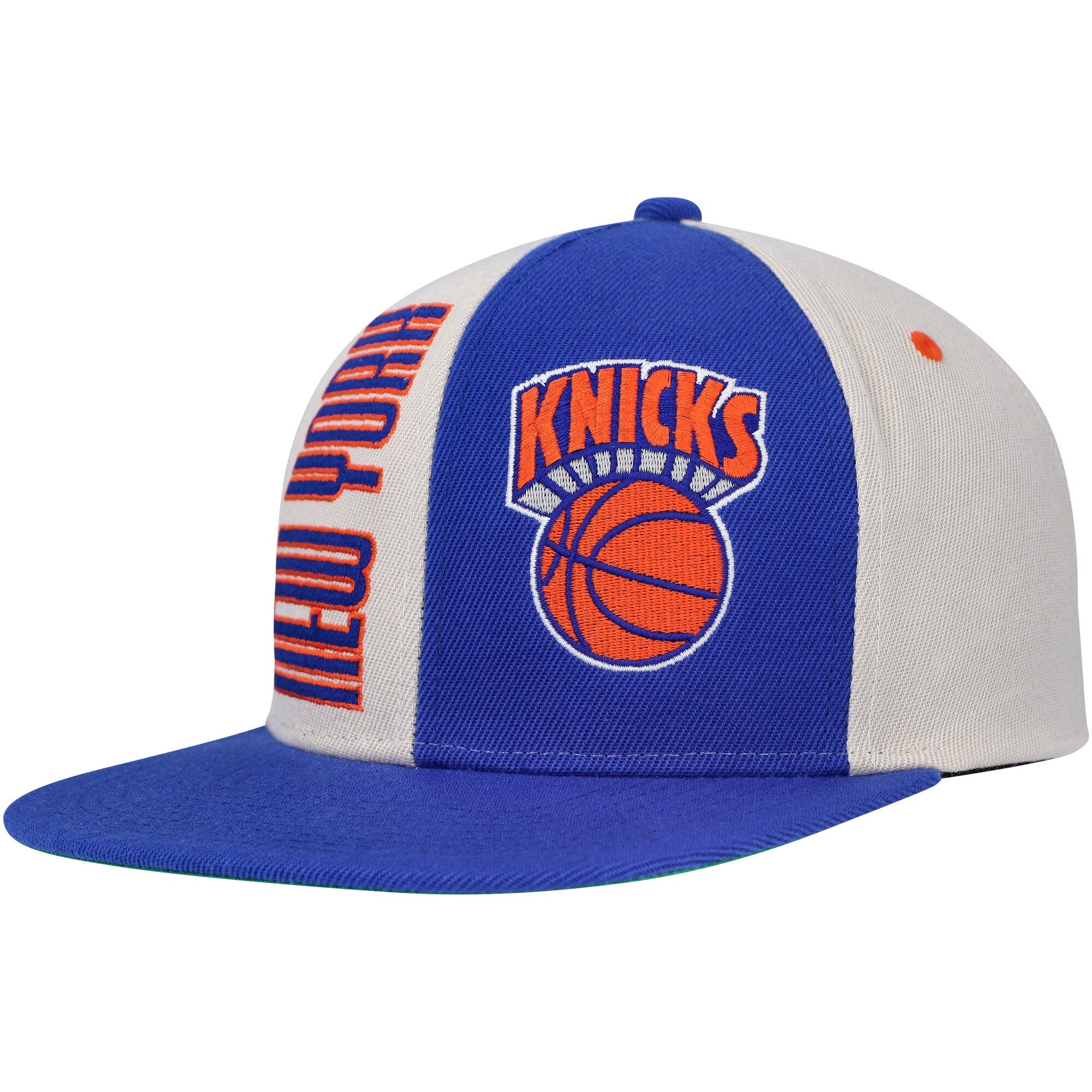 New York Knicks Mitchell & Ness Hardwood Classics Pop Snapback Hat - Cream
