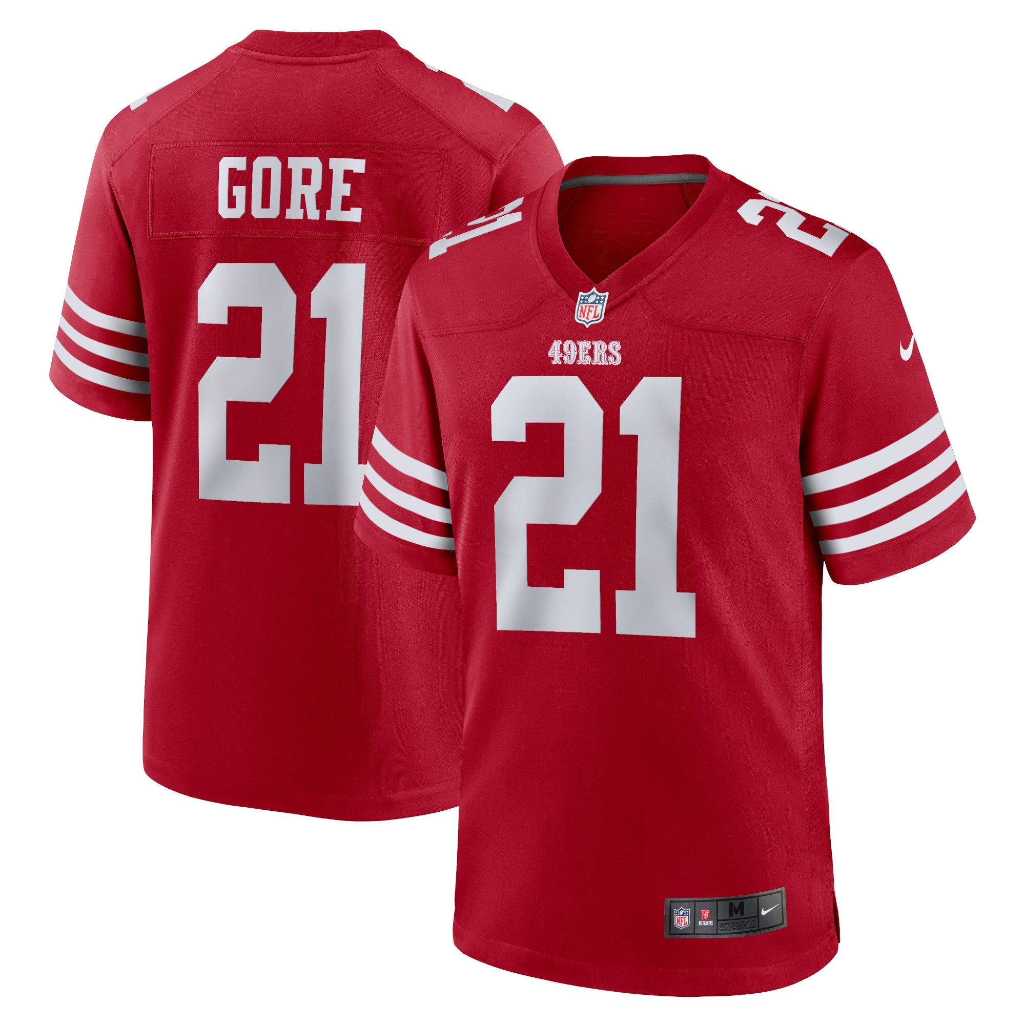Frank Gore San Francisco 49ers Nike Retired Player Game Jersey   Scarlet