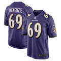 Men s Nike Kahlil McKenzie Purple Baltimore Ravens Game Jersey