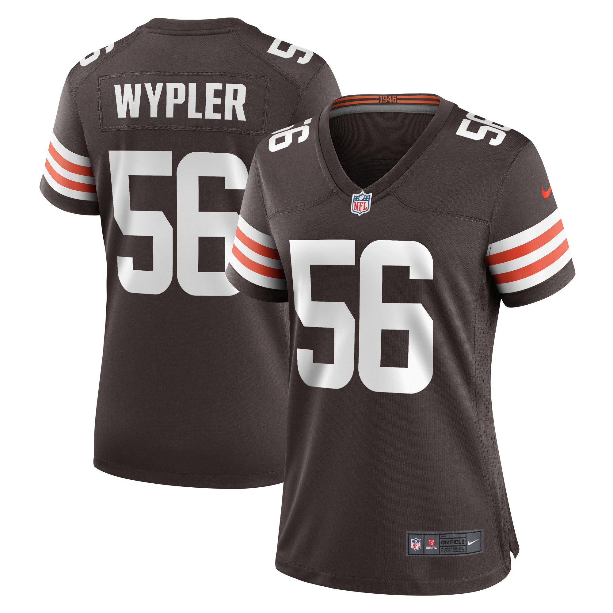 Luke Wypler Cleveland Browns Nike Women s Team Game Jersey    Brown