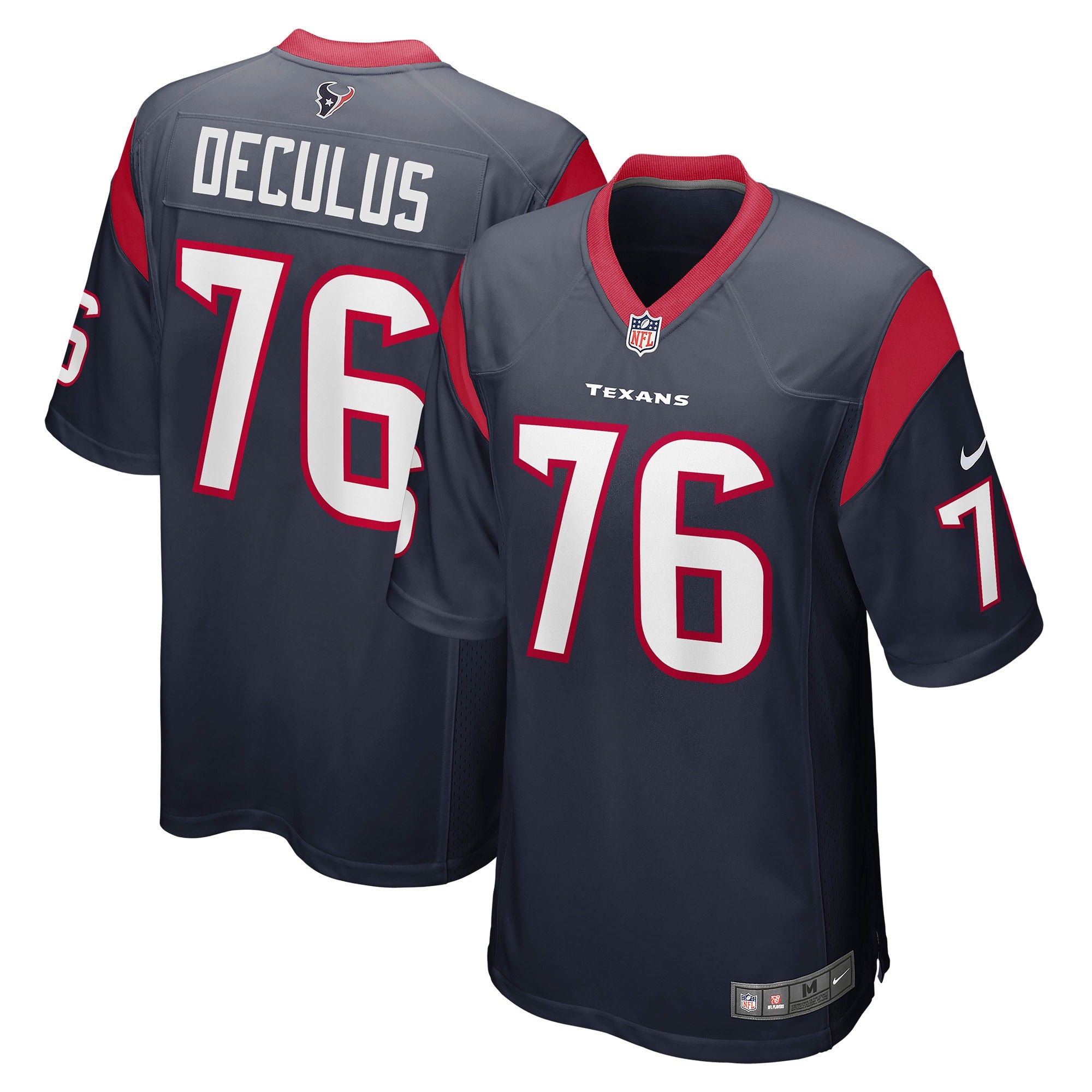 Austin Deculus Houston Texans Nike Game Player Jersey   Navy