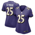 Women s Nike Kevon Seymour Purple Baltimore Ravens Game Player Jersey