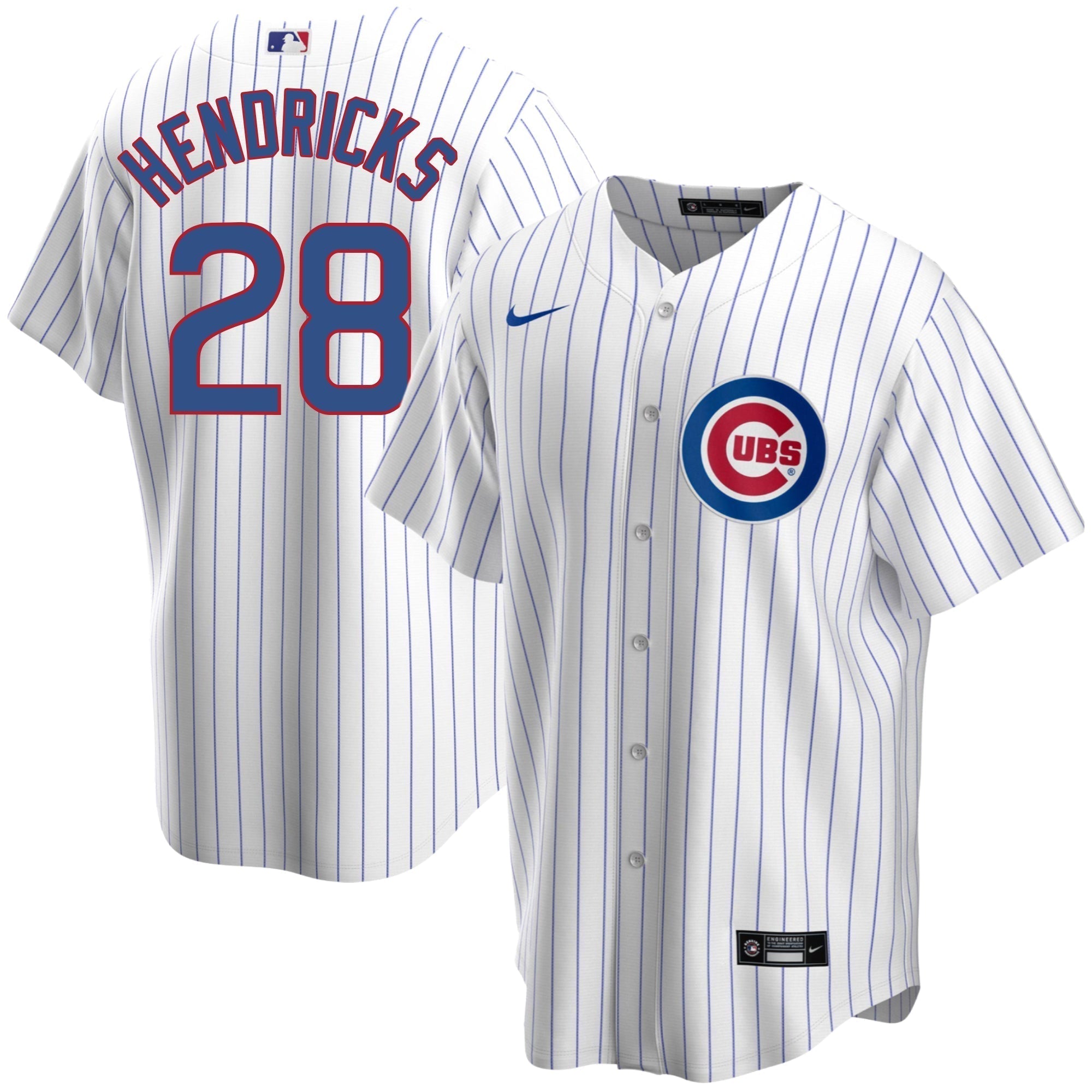 Kyle Hendricks Chicago Cubs Home Pinstripe Men's Replica Jersey