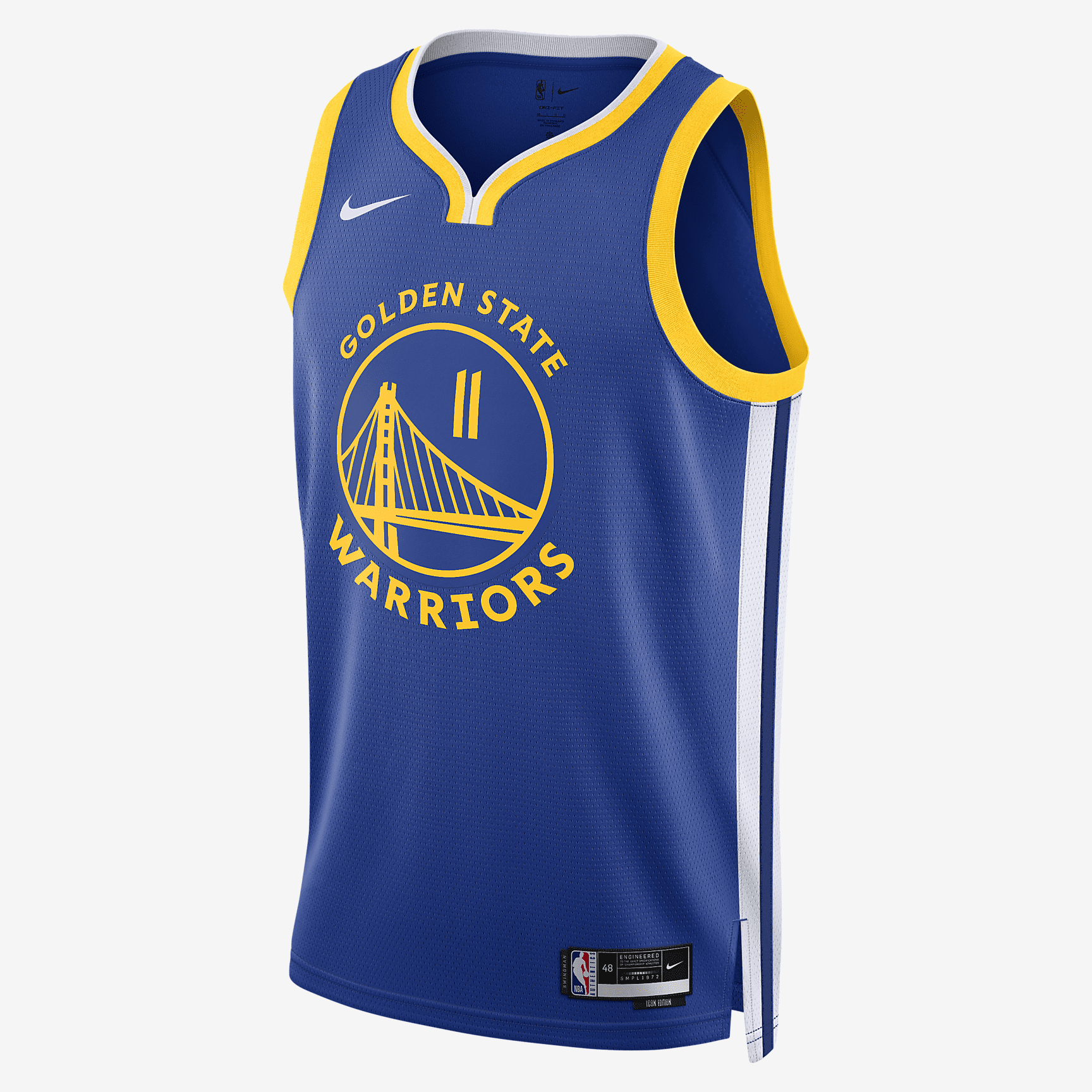 Golden State Warriors Icon Edition 2022/23 Nike Dri-FIT NBA Swingman Jersey - Rush Blue