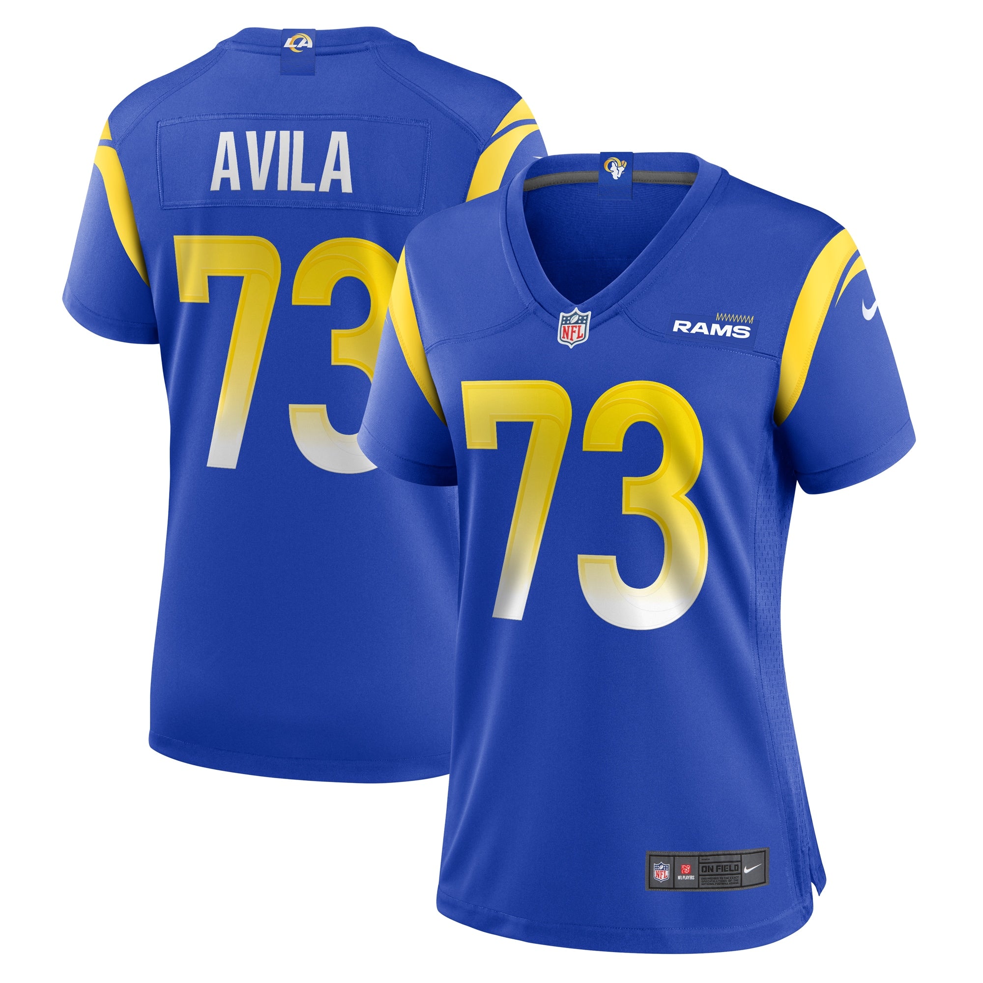 Steve Avila Los Angeles Rams Nike Women s Home Game Jersey   Royal