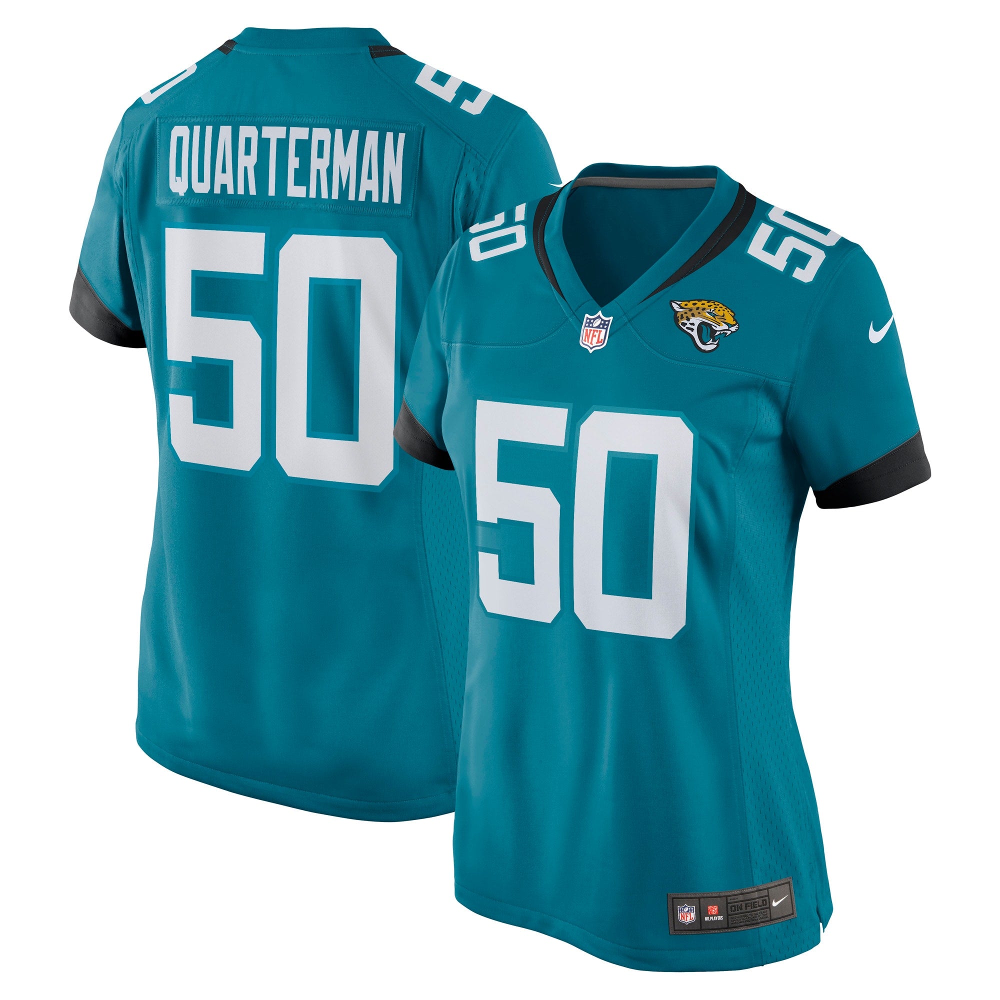 Shaquille Quarterman Jacksonville Jaguars Nike Women s Game Jersey   Teal